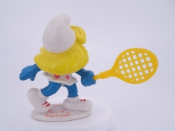 Schtroumpfette joueuse de tennis - photo