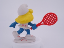 Schtroumpfette joueuse de tennis - photo