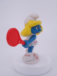 Schtroumpfette joueuse de tennis - photo