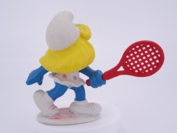 Schtroumpfette joueuse de tennis - photo