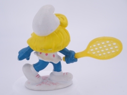 Schtroumpfette joueuse de tennis - photo