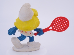 Schtroumpfette joueuse de tennis - photo