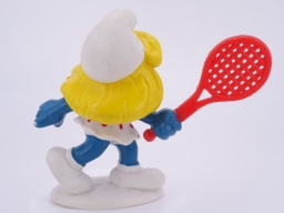 Schtroumpfette joueuse de tennis - photo