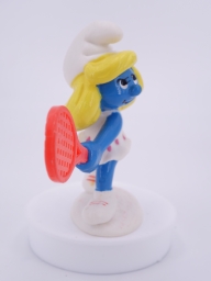 Schtroumpfette joueuse de tennis - photo