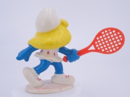Schtroumpfette joueuse de tennis - photo