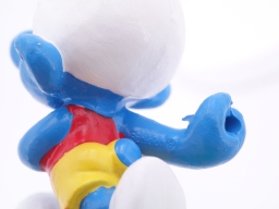 Schtroumpf saut à la perche - photo