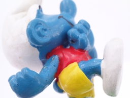 Schtroumpf saut à la perche - photo