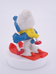 Schtroumpf skieur - photo