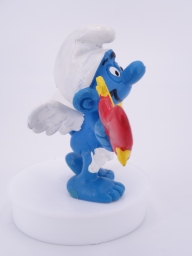 Schtroumpf ange/cupidon avec arc - photo