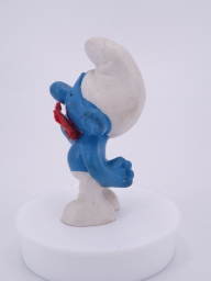 Schtroumpf avec fleur - photo