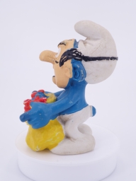Schtroumpf avec masque de Gargamel - photo