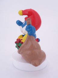 Grand Schtroumpf avec sac de jouets - photo