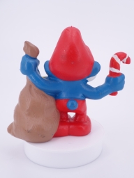 Grand Schtroumpf avec sac de jouets - photo