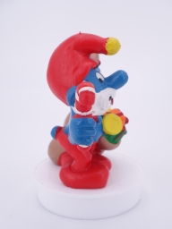 Grand Schtroumpf avec sac de jouets - photo