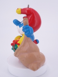 Grand Schtroumpf avec sac de jouets - photo