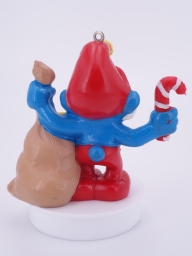 Grand Schtroumpf avec sac de jouets - photo