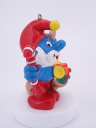 Grand Schtroumpf avec sac de jouets - photo