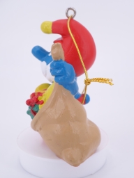 Grand Schtroumpf avec sac de jouets - photo