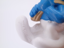 Schtroumpf avec sac de jouets - photo