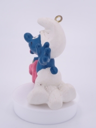 Schtroumpf avec sucre d'orge - photo