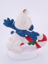 Schtroumpf avec sucre d'orge - photo