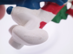 Schtroumpf avec sucre d'orge - photo