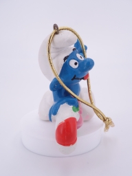 Schtroumpf avec sucre d'orge - photo