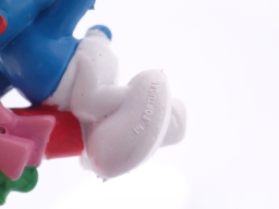 Schtroumpf avec sucre d'orge - photo