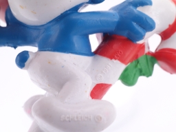 Schtroumpf avec sucre d'orge - photo
