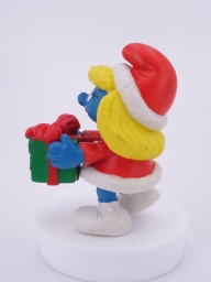 Schtroumpfette de Noël avec cadeau - photo