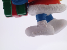 Schtroumpfette de Noël avec cadeau - photo