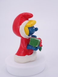 Schtroumpfette de Noël avec cadeau - photo