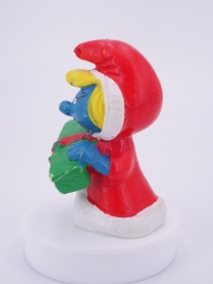 Schtroumpfette de Noël avec cadeau - photo