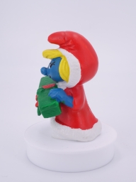 Schtroumpfette de Noël avec cadeau - photo