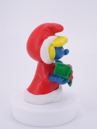 Schtroumpfette de Noël avec cadeau - photo
