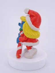 Schtroumpfette de Noël avec sucre d'orge - photo