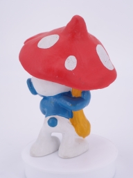 Schtroumpf avec parapluie champignon - photo