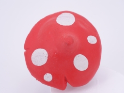 Schtroumpf avec parapluie champignon - photo