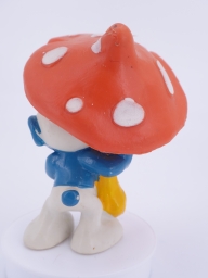 Schtroumpf avec parapluie champignon - photo