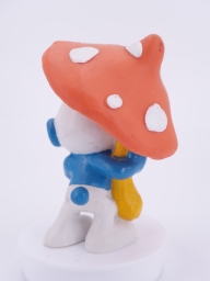 Schtroumpf avec parapluie champignon - photo