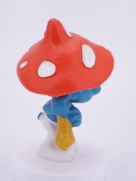 Schtroumpf avec parapluie champignon - photo