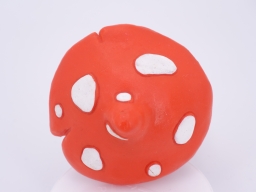 Schtroumpf avec parapluie champignon - photo