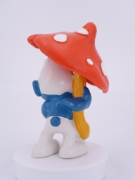 Schtroumpf avec parapluie champignon - photo