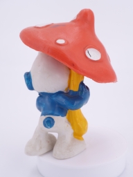 Schtroumpf avec parapluie champignon - photo
