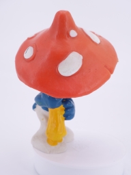 Schtroumpf avec parapluie champignon - photo