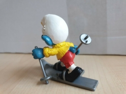 Schtroumpf skieur - photo