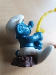 Schtroumpf pêcheur - photo