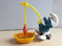 Schtroumpf pêcheur - photo