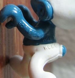 Schtroumpf avec trottinette - photo