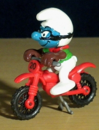 Motocross Schtroumpf - photo